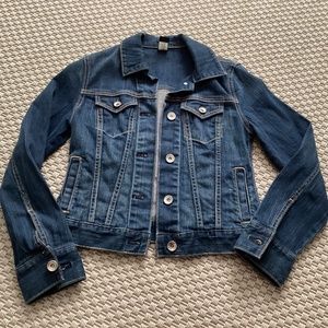 GAP Western Cut Denim Blue Jean Jacket Size XS